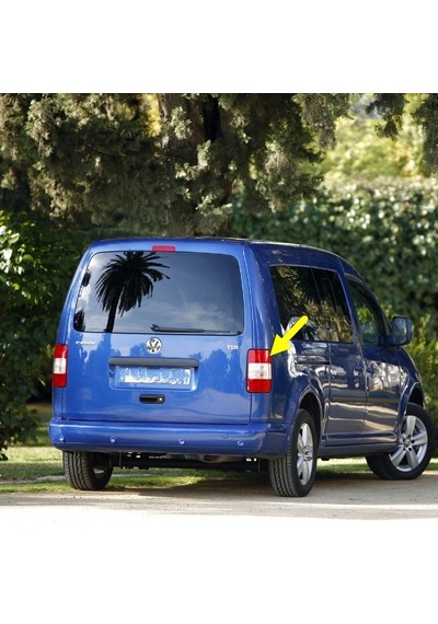 VW Caddy 04-10 Sağ Arka Stop Fren Sinyal Lambası Camı 2K0945096D