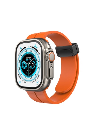 Watch 42mm Kr412 Elegance Stylısh Kordon - Turuncu Ahşap