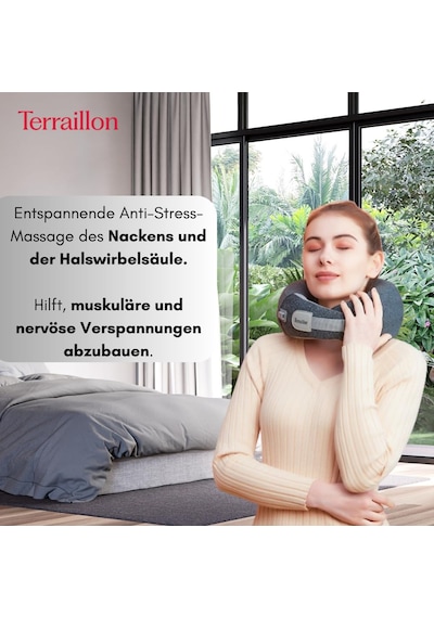 Terraıllon - Boyun Masajı, Boyun Ve Boğaz Masajı Yastığı, Shiatsu Masajı, 3 Masaj Hızı, 2 Dönüş Yönü, İsteğe Bağlı Isıtma, Ayarlanabilir Kayış, Usb-c Terraıllon - Boyun Masajı, Boyun Ve Boğaz Masajı Yastığı, Shiatsu Masajı, 3 Masaj Hızı, 2 Dönüş Yönü, İsteğe Bağlı Isıtma, Ayarlanabilir Kayış, Usb-c