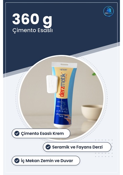 Derz Ürünü Krem Kıvamlı Çimento Esaslı 360 G Seramik Fayans Doğal