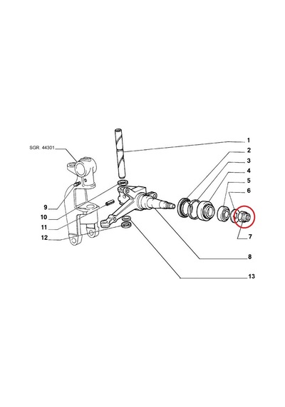 Fiat 126 Bis Ön Aks Kontra Somunu Sol 14044671