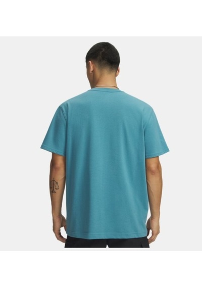 Under Armour M Logo Emb Erkek T-shirt 1373997-466 Mavi