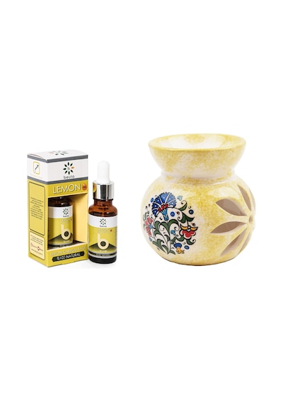 Beuta Limon Kabuğu Yağı 20 ML + Seramik Buhurdanlık