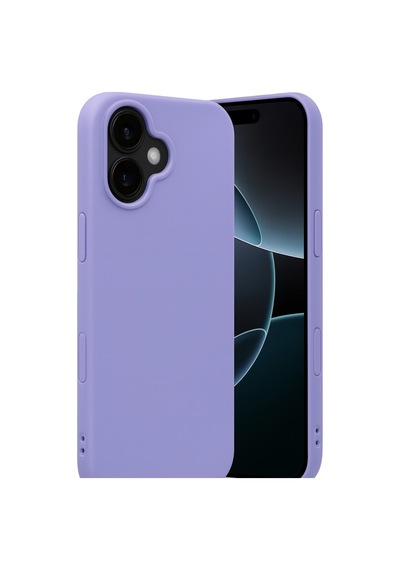 Apple Uyumlu - iPhone 17 Nano İçi Kadife Silikon - Lila