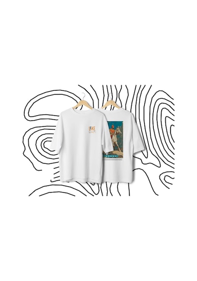 Kökler Serisi No:8 T-shirt - Beyaz