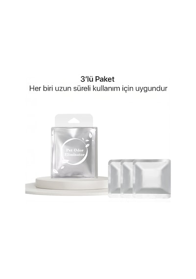 Akıllı Kedi Tuvaletleri Koku Giderici Jel Odor Eliminator Ferahlatıcı 3 Lü Paket