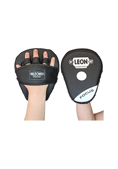 Leon Focus Boks El Lapası Ellik Siyah Beyaz Beyaz - Siyah