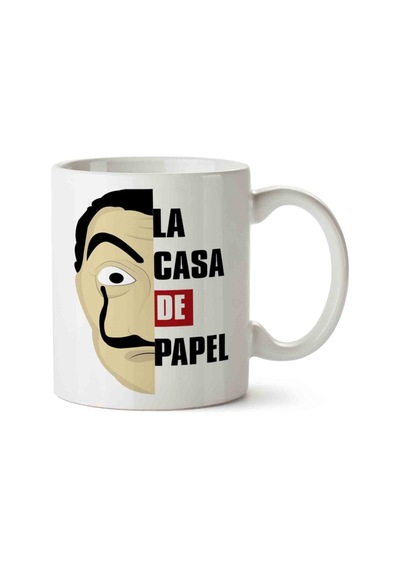 La Casa De Papel 2 Salvador Dali İki Tarafı Baskılı Kupa Bardak.jpg