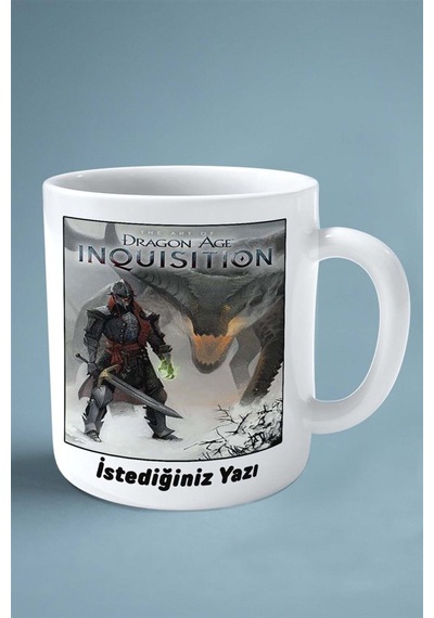 The Art Of Dragon Age Inquisition Oyun Baskılı Kupa Bardak Çift Taraflı Baskı Kişiye Özel Model 5 Çok Renkli