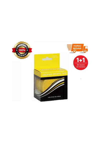Kinopain Spor Bandı Sarı 5 M 1+1