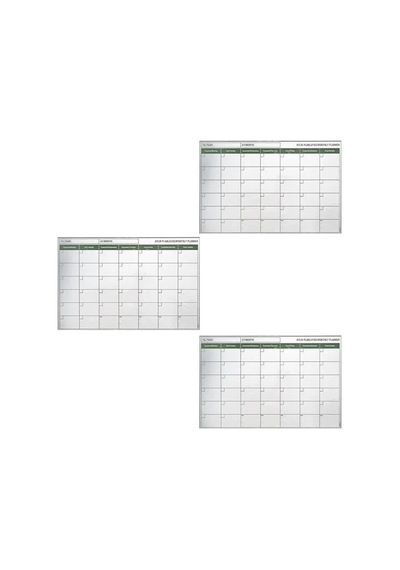 Lb Manyetik Yapışkanlı Bir Aylık Program Planlayıcı Takvim 85x56 Cm Çok Renkli