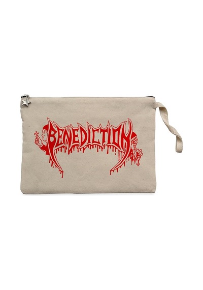 Benediction Red Krem Clutch Astarlı Cüzdan / El Çantası Krem
