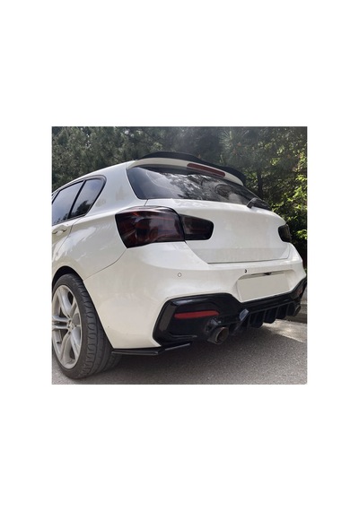 Bmw 1 Serisi F20 2015-2019 M Paket Body Kit Seti Ön Lip Marşpiyel Difüzör Spoiler Flap