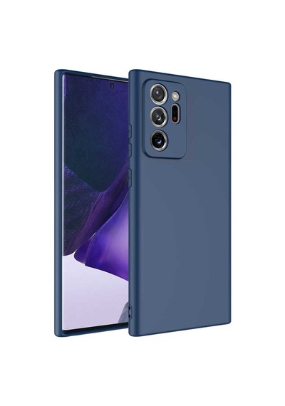 Samsung Galaxy Note 20 Ultra Uyumlu İçi Kadife Kamera Korumalı Renkli Silikon Kılıf