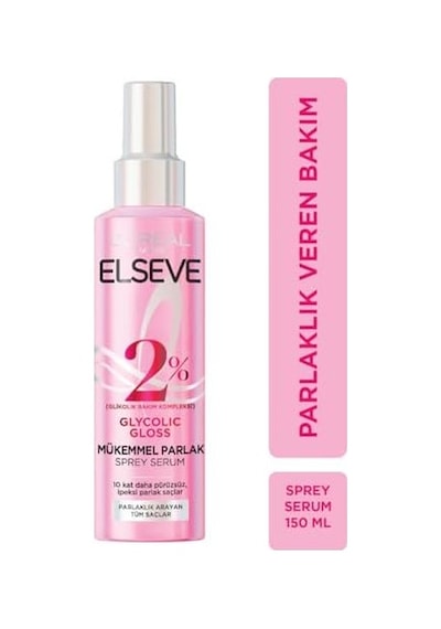 Glycolic Gloss Mükemmel Parlaklık Veren Saç Bakım Sprey Serumu 150ml