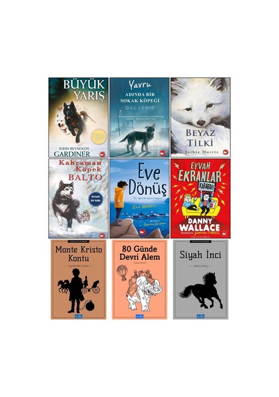 Büyük Yarış,yavru Adında Bir Sokak Köpeği,beyaz Tilki,ortaokul 9 Kitap Set