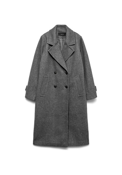 Vero Moda Gri Kadın Kaban 10348666-bs000087 Gri Melanj