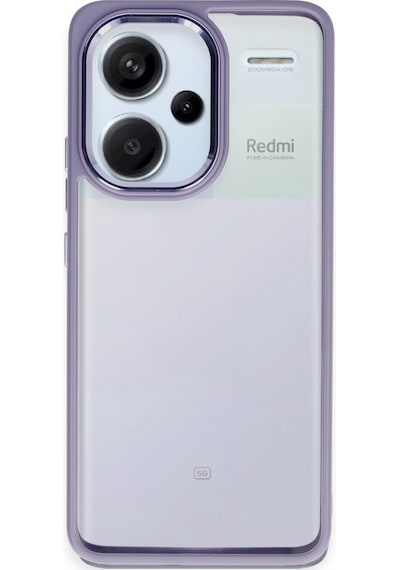 Newface - 345 - Xiaomi Redmi Note 13 Pro Plus Kılıf Power Silikon - Ece-umay - - Lila