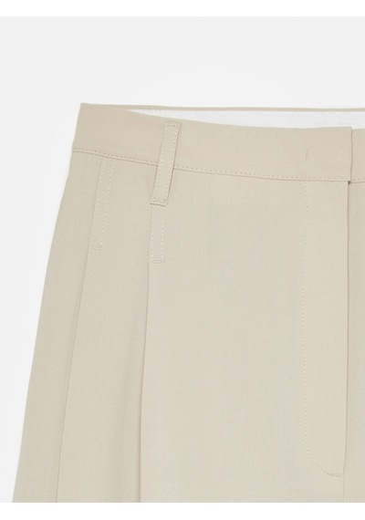 Dilvin 72701 Pens Detaylı Geniş Paça Pantolon-bej