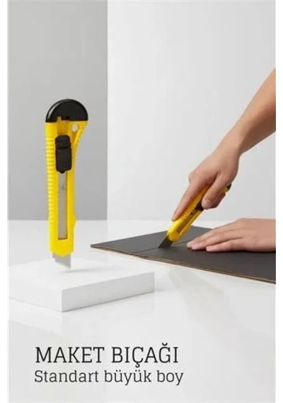 Zenvia Ergonomik Maket Bıçağı - Büyük Boy Maket Bıçağı 722407 Znv2023