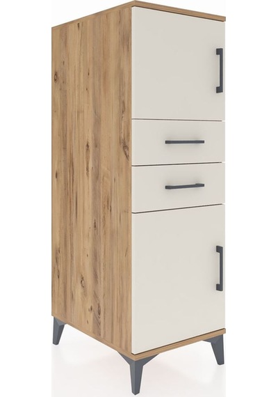 Kronos Dolap Tek Raflı 2 Çekmeceli 2 Kapaklı 44x59x134 Çam-ay... Çam Kronos Dolap Tek Raflı 2 Çekmeceli 2 Kapaklı 44x59x134 Çam-ay... Çam