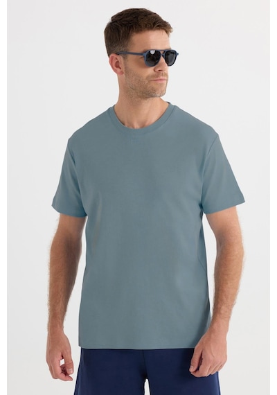 Tudors Unisex Relax Fit Rahat Kesim %100 Pamuk Yumuşak Dokulu Hafif Kalın Mavi Bisiklet Yaka Tişört-34937 Mavi Tudors Unisex Relax Fit Rahat Kesim %100 Pamuk Yumuşak Dokulu Hafif Kalın Mavi Bisiklet Yaka Tişört-34937 Mavi