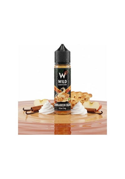 Cinnamon Bear - Premium Aroma 60ml - Elmalı Turta, Tarçın, Krema - Likit Tatlandırıcı