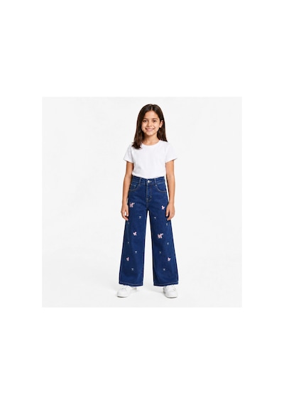 Rony Pony Kids Kız Çocuk Fiyonk Nakışlı Palazzo Kot Pantolon Yüksek Bel Geniş Paça Jean Lacivert Rony Pony Kids Kız Çocuk Fiyonk Nakışlı Palazzo Kot Pantolon Yüksek Bel Geniş Paça Jean Lacivert