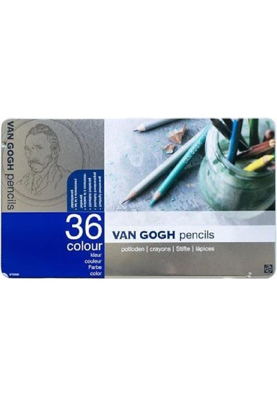 Van Gogh Kuru Boya Kalemi 36 Renk Metal Kutu No Color