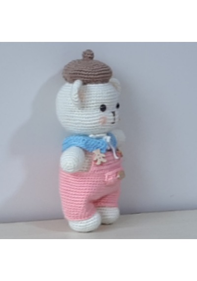 Amigurumi Örgü Oyuncak Ayı Şapkalı