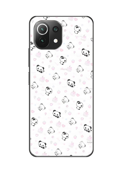 Xiaomi Mi 11 Lite Uyumlu Şeffaf Kılıf Minies 4 Tasarımlı