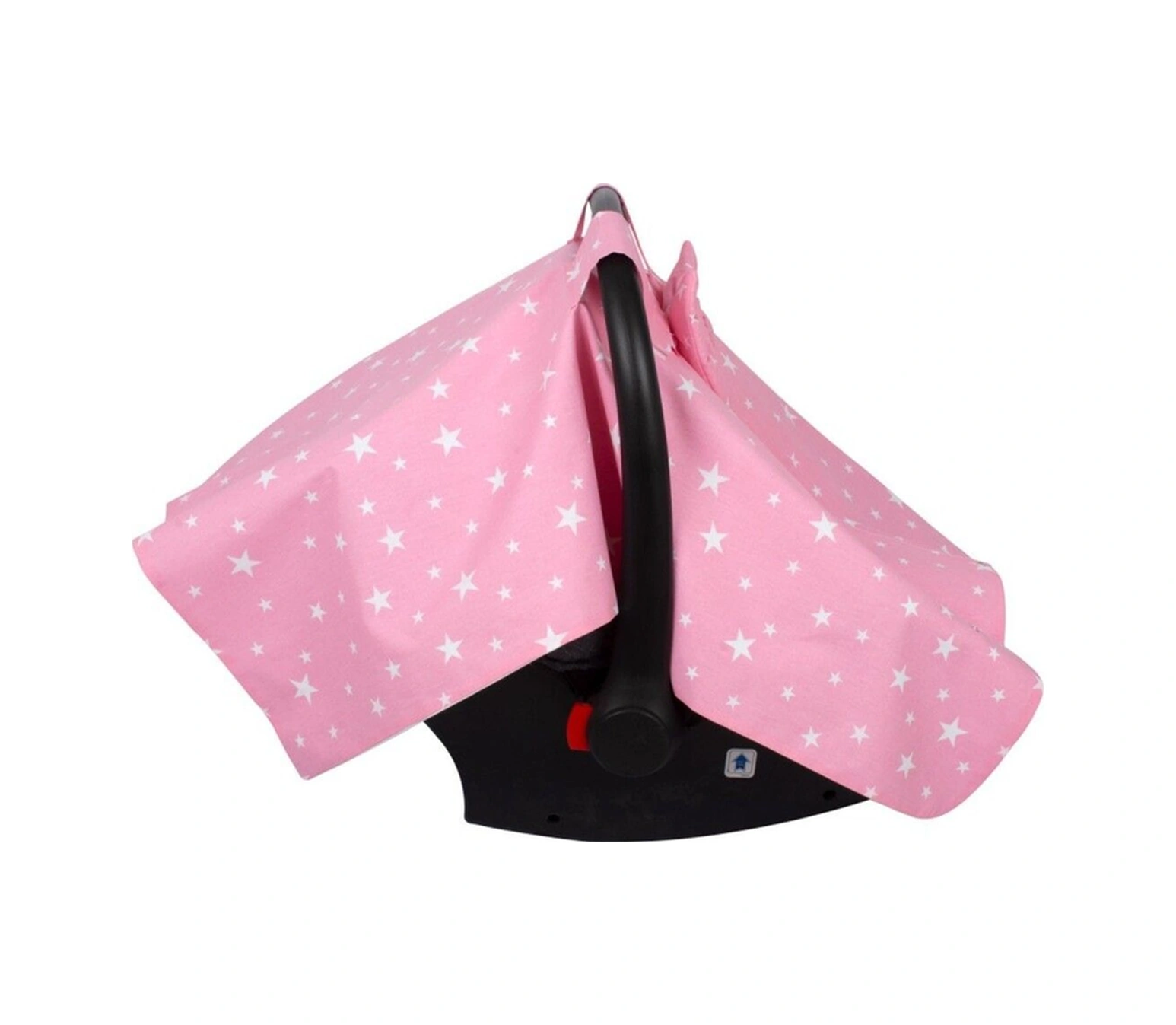Fiyonklu Ana Kucağı Örtüsü Art-204 Pembe Yıldız