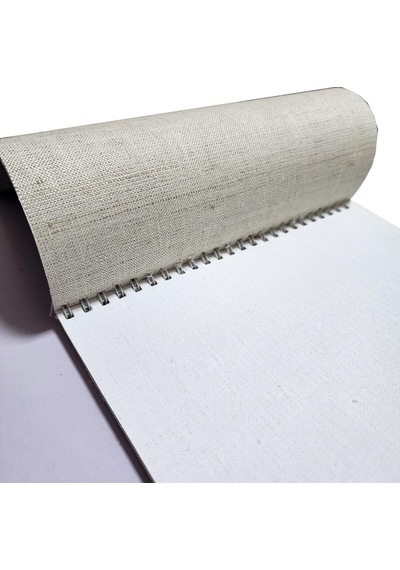 Cobain 1986 Linen Pad Keten Tuval Bezi Defteri 364gr Gessolu Akrilik Boyama Ve Yağlıboya A4