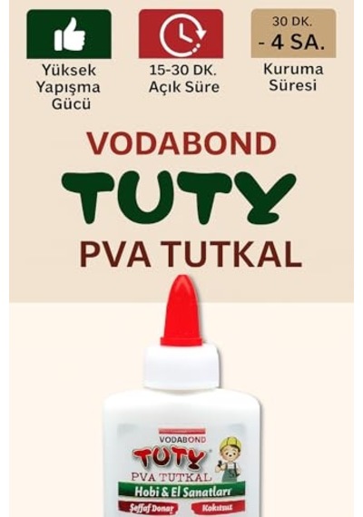 Vodabond Tuty Pva Tutkal 100 Ml Şeffaf Donar
