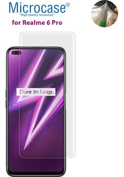 Microcase Realme 6 Pro Full Ön Kaplama Koruma Filmi