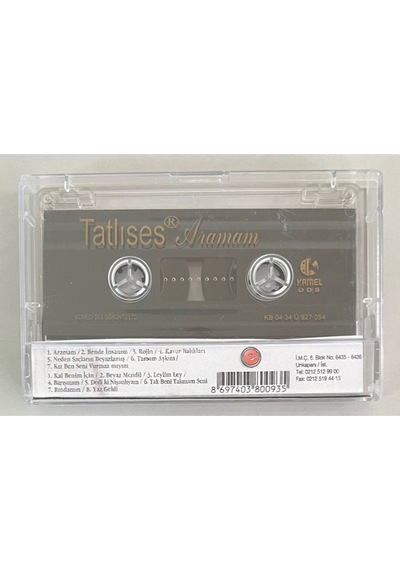 Ibrahim Tatlıses Aramam Kaset Orjinal Dönem Baskı