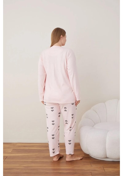 Boyraz Lindros Kadın Pamuklu Düğme Yaka Raporlu İnterlok Battal Pijama Takımı 05109 - 1 Adet Pembe Boyraz Lindros Kadın Pamuklu Düğme Yaka Raporlu İnterlok Battal Pijama Takımı 05109 - 1 Adet Pembe