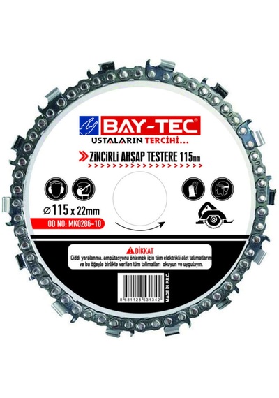 Mk0286-12 Zincirli Ahşap Testere 180mm