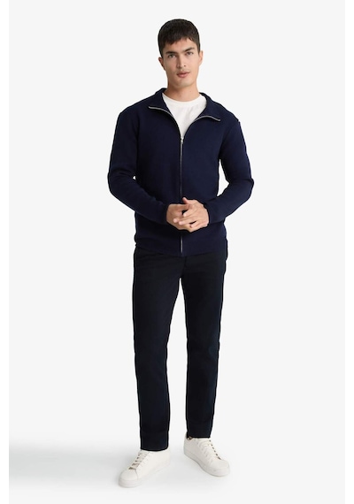 Defacto Regular Fit Düz Paça Chino Kanvas Pantolon E8064ax25aunv86 Lacivert