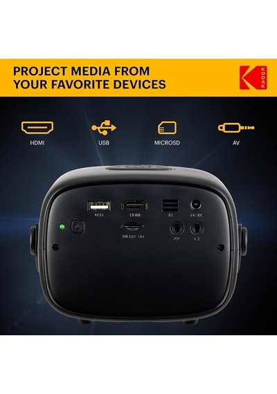 KODAK FLIK X2 Taşınabilir 100"Mini Pico Projektör