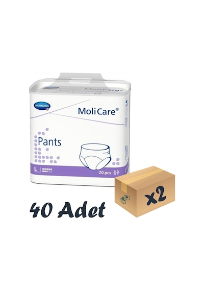 Hartmann Molicare Pants 8 Damla Emici Külot L 2 x 20 Adet