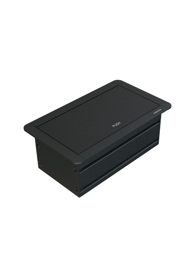 Metalline® Klip-line Bas-Aç Priz Sistemi Usb - Siyah
