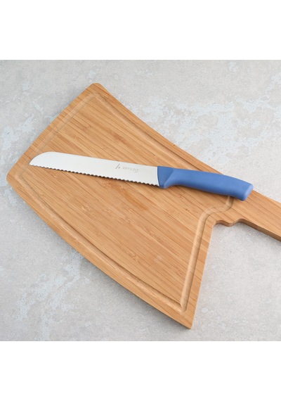 Aryıldız Rexa Tırtıklı Ekmek Bıçak Mavi 19 Cm Renkli