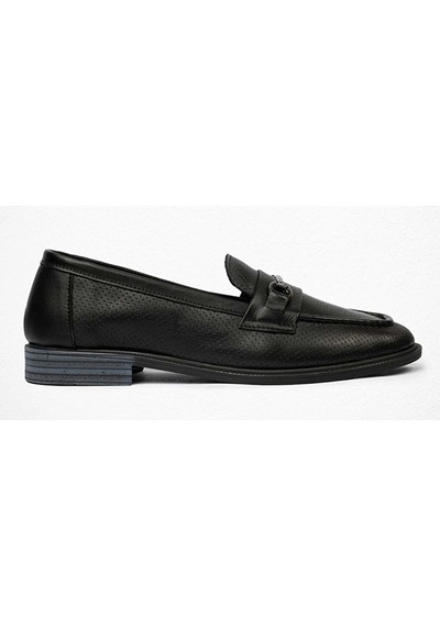 Greyder 59017 Zn Deri Comfort Casual Kadın Ayakkabı Siyah