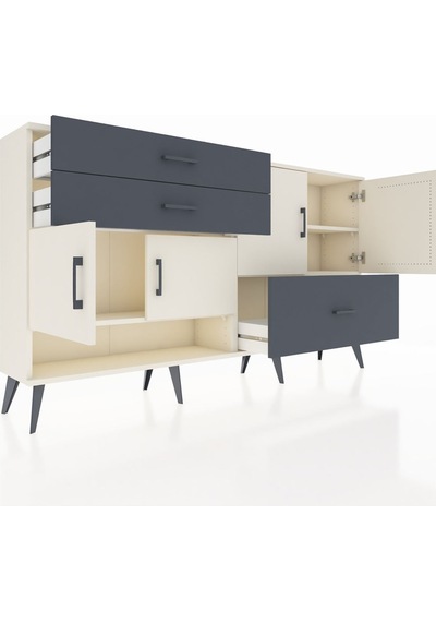 Arges Konsol 3 Raflı 3 Çekmeceli 4 Kapaklı 176x30x99 Aytaşı-aytaş Aytaşı-aytaşı/antrasit Arges Konsol 3 Raflı 3 Çekmeceli 4 Kapaklı 176x30x99 Aytaşı-aytaş Aytaşı-aytaşı/antrasit