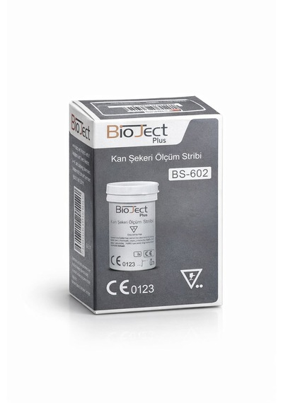 Bioject Şeker Ölçüm Stribi 50 Adet 1 Kutu