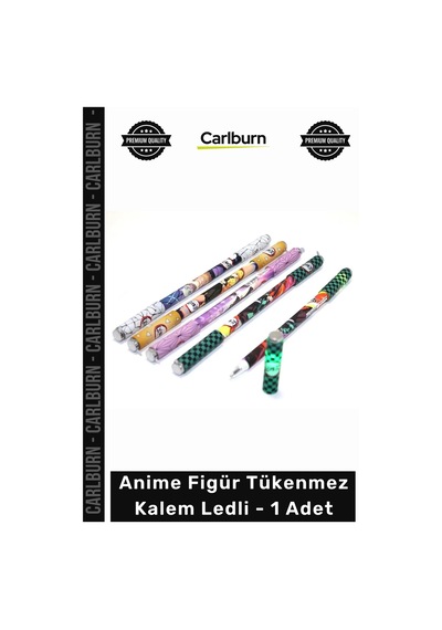 Kalem Işıklı Hediye Karakter Koleksiyon Figürlü Ofis Okul Anime Figür Tükenmez Kalem Ledli