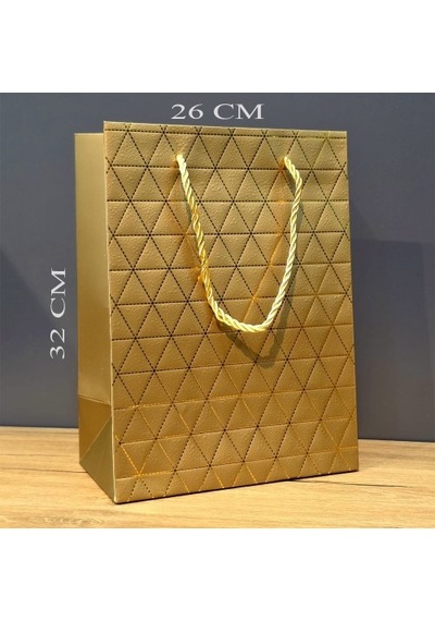 Büyük Boy Gold Hediye Çantası 96606183