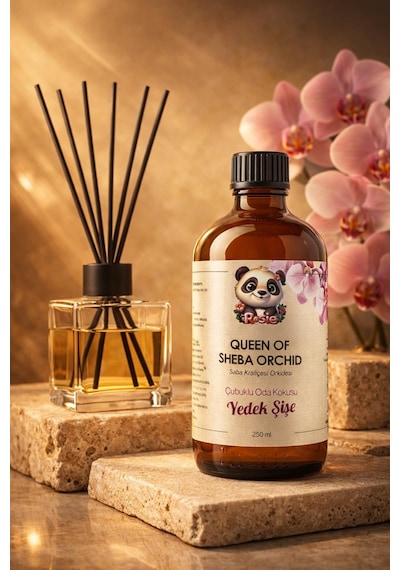 Queen Of Sheba Orchid Çubuklu Oda Kokusu Yedek Şişe 250 Ml Orchid Orkide Reed Diffuser Refill Fresh
