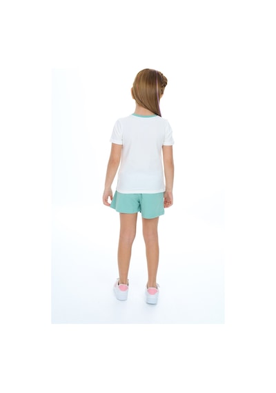 Toontoy Kids Toontoy Kız Çocuk Garnili Tavşan Baskılı Şortlu Takım Yeşil Toontoy Kids Toontoy Kız Çocuk Garnili Tavşan Baskılı Şortlu Takım Yeşil